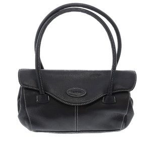 NWOT TIG & CO. BLACK LEATHER SATCHEL